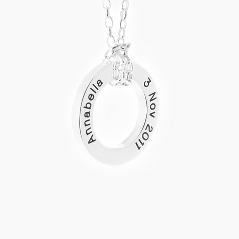 LoveLoops Size Guide - our personalised jewellery range